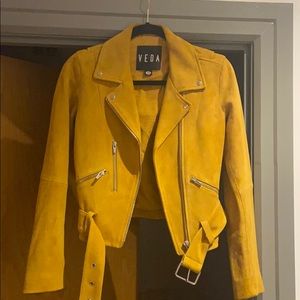 Veda Suede Leather Jacker P